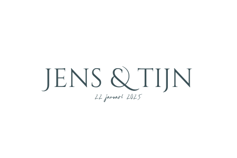 Minimalistisch geboortekaartje tweeling met ronde hoeken