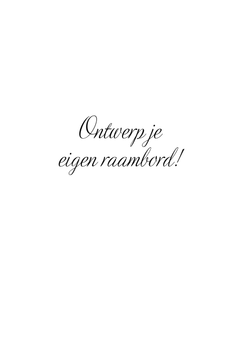 Ontwerp je eigen raambord - golvenvorm