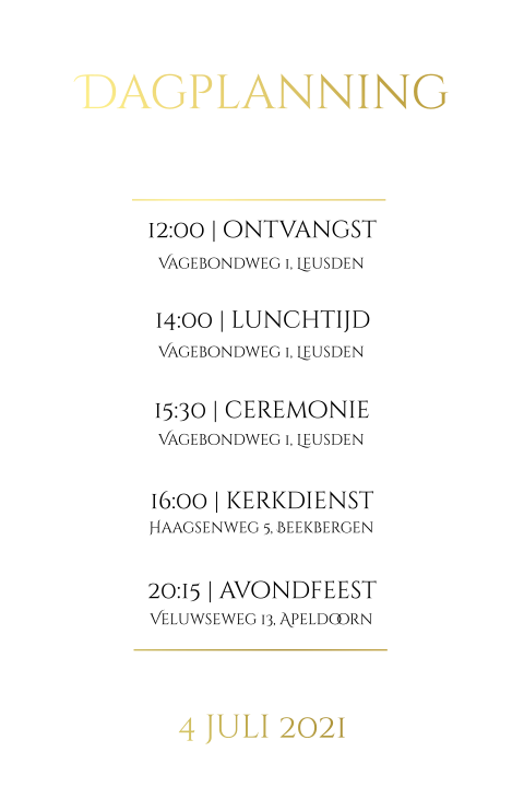 Minimalistische dagplanning