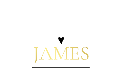 Strak geboortekaartje voor een jongen met goudfolie