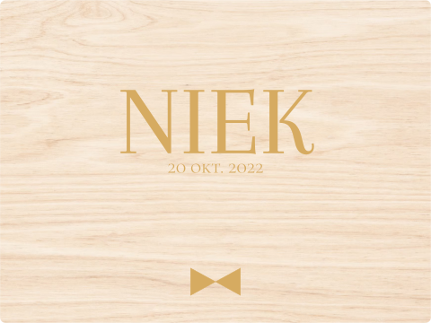 Memorybox met strikje