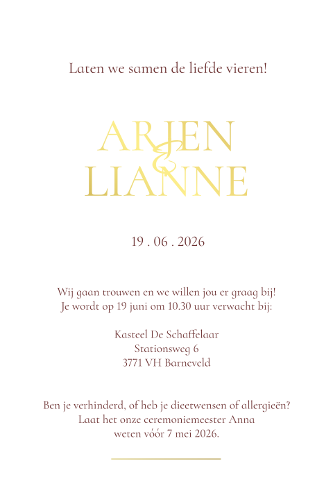 Inlegkaart voor bij het bordeaux mapje