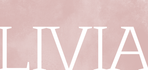 Geboortekaartje meisje perzikkleur