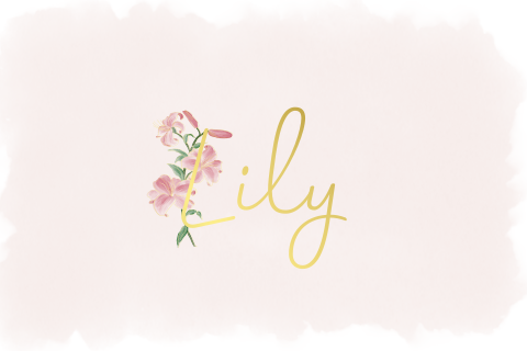 Geboortebloem geboortekaartje met gladiool - augustus