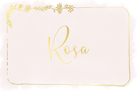 Lief geboortekaartje voor een meisje met goudfolie