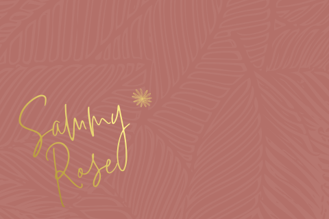 Lief geboortekaartje meisje met goudfolie en patroon