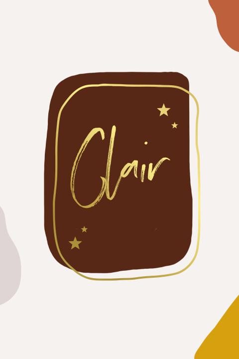 Kerstgeboortekaart roest met goudfolie