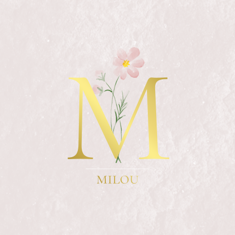 Geboortebloem geboortekaartje oktober - goudsbloem roze