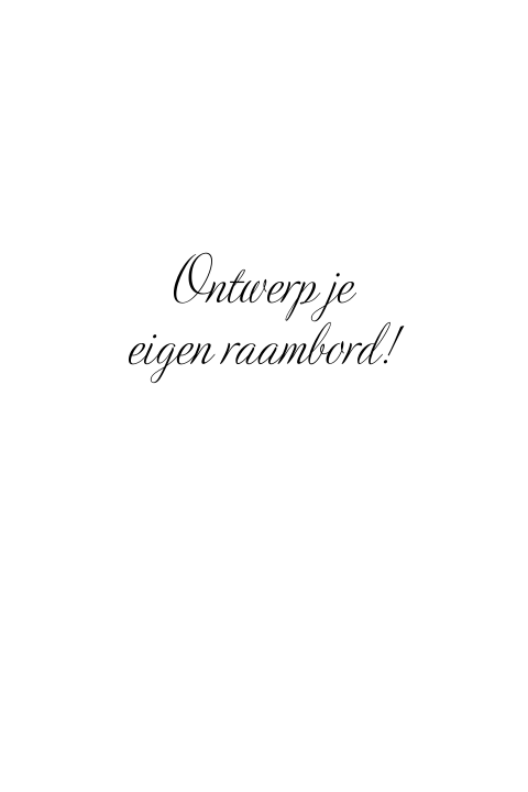 Ontwerp je eigen raambord boogvorm