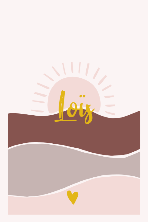 Raambord met zon in roest en zand