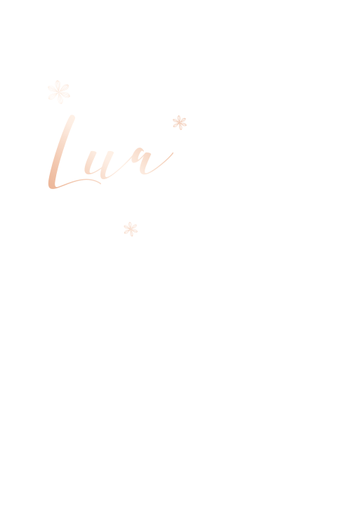 Minimalistisch meisjes geboortekaartje met folie