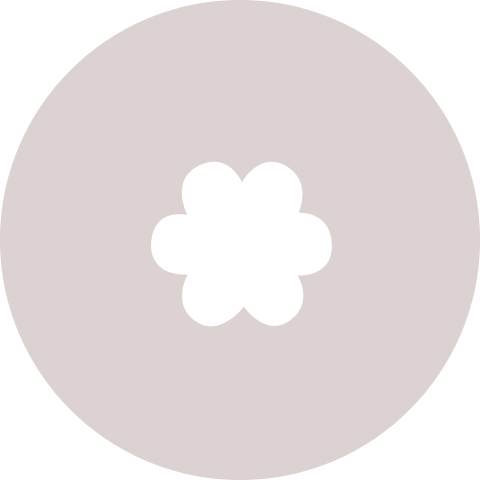 Oudroze sluitzegel met wit bloemetje