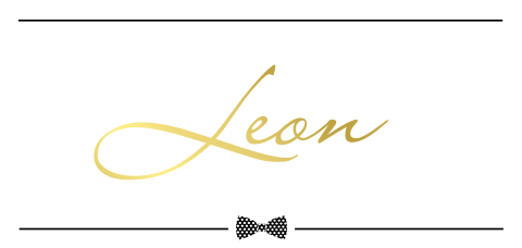 Minimalistisch geboortekaartje met strikje