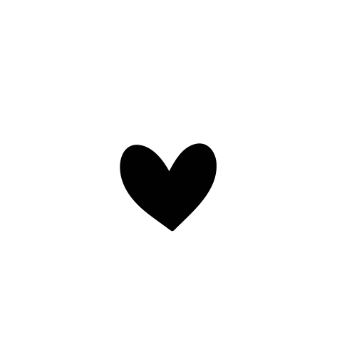 Label 40mm met hartje