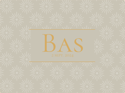 Memorybox zandkleur met patroon