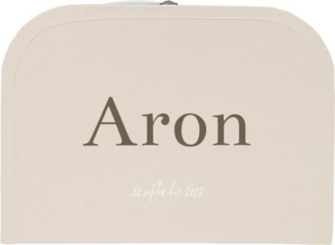 Koffertje Aron