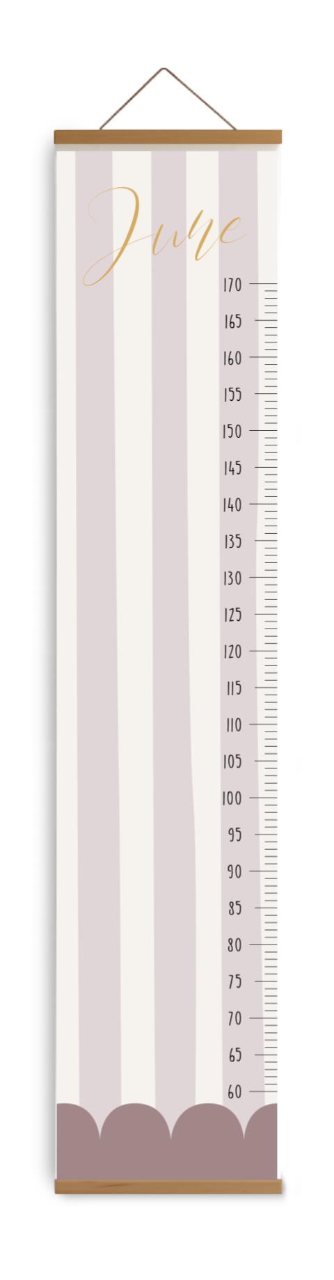 Groeimeter met strepen 