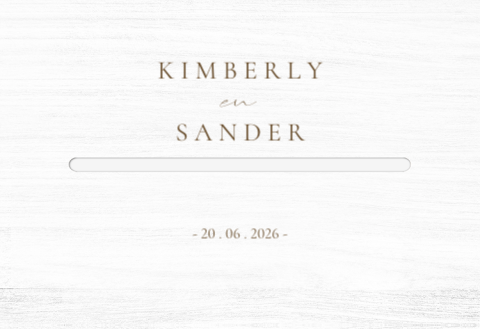 Houten enveloppenkist chique