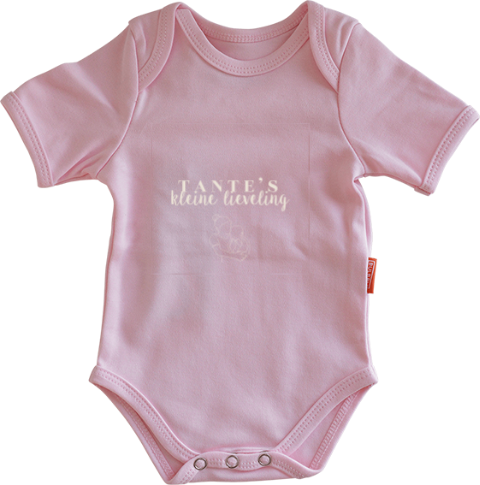 Romper lichtroze | Tante's kleine lieveling