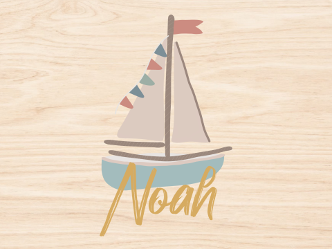 Memorybox jongen met boot