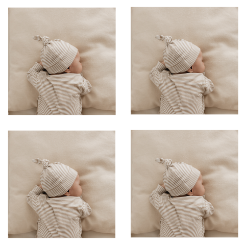 Diy label babyfoto