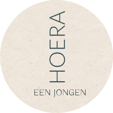 Sluitzegel jongen minimalistisch stoer