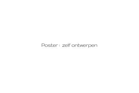 Ontwerp zelf een poster voor de babykamer