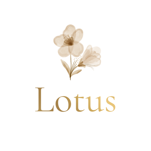 Sticker bloem met mat goudfolie naam