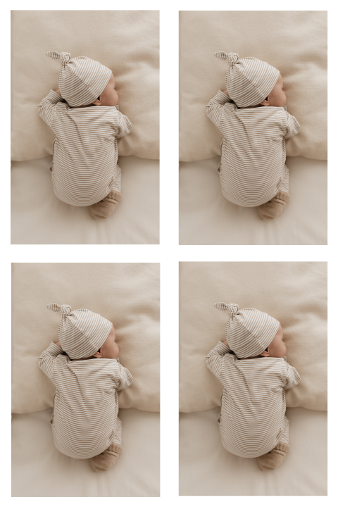 DiY labelkaart met babyfoto geboortekaartje