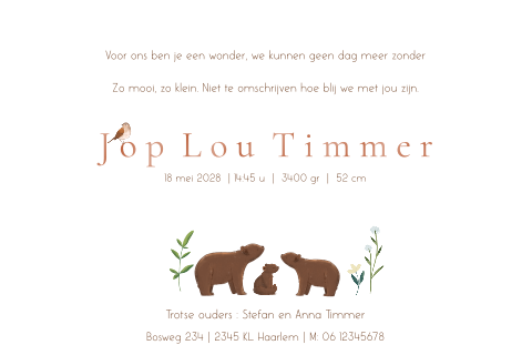 Kaart binnenkant