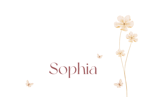 Klassiek geboortekaartje voor een meisje met bloemen