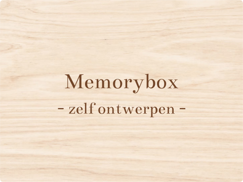 Baby memorybox zelf ontwerpen