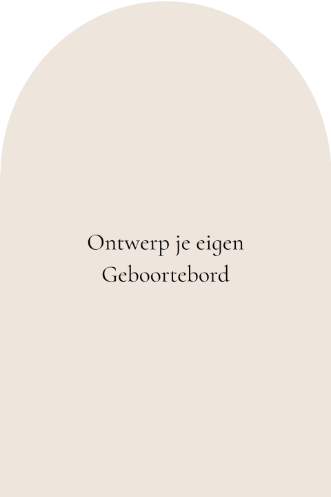 Raambord in originele boog stansvorm