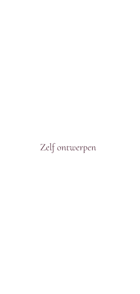 Zelf geboortekaartje maken | Blanco langwerpig geboortekaartje met boogvorm