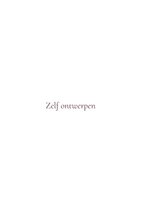 Origineel geboortekaartje in ovale stans vorm om zelf te ontwerpen