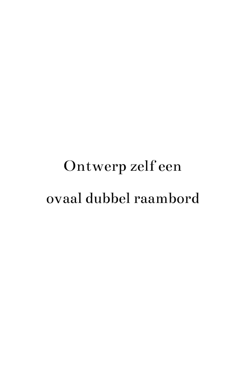 Geboortebord stans ovaal zelf maken
