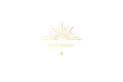 Ontwerp zelf een mooi geboortekaartje met folie