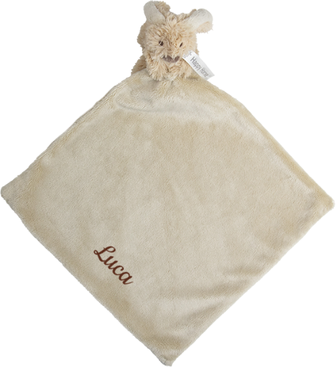 Happy horse knuffeldoekje beige mini