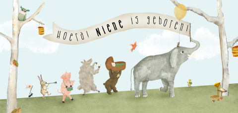 Geboortekaartje dierenparade