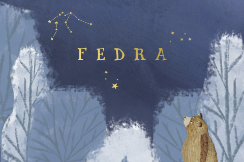 Geboortekaartje sterrenbeeld Waterman in de lucht