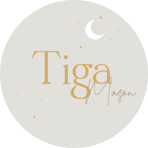 Raamsticker Rond Beige Maantje Sterretjes