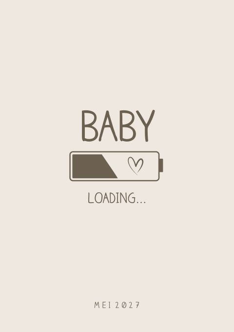 Zwangerschapsaankondiging baby loading