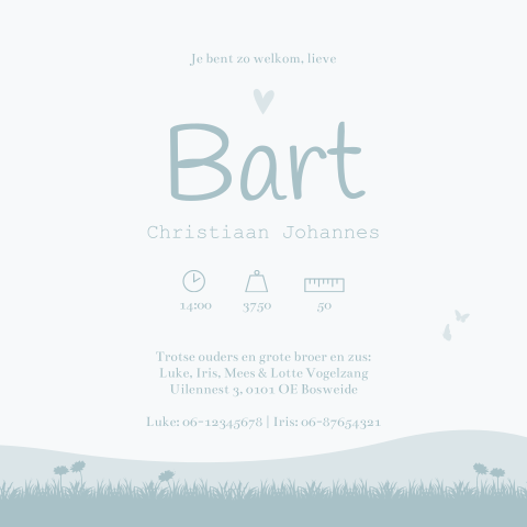 Kaart binnenkant