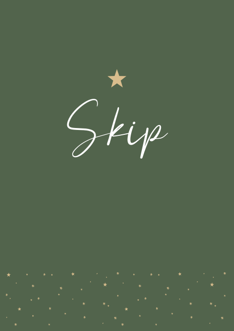 Geboortekaartje Groen Sterren Romantisch