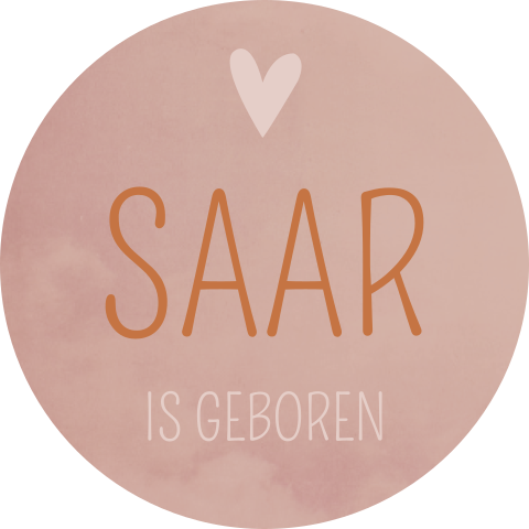 Raamsticker Saar