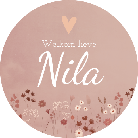 Raamsticker Nila
