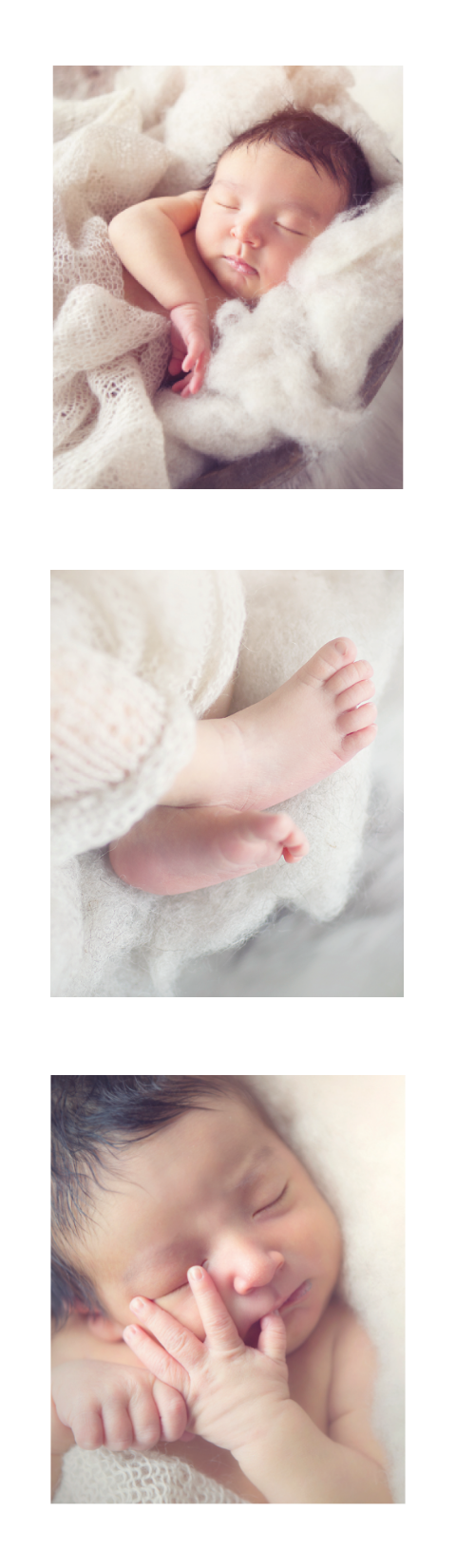 Fotostrip Geboortekaartje  Label Babyfoto's