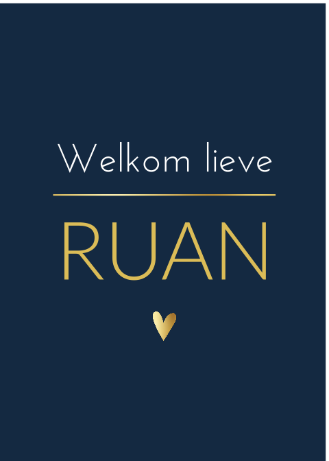 Geboortebord Ruan