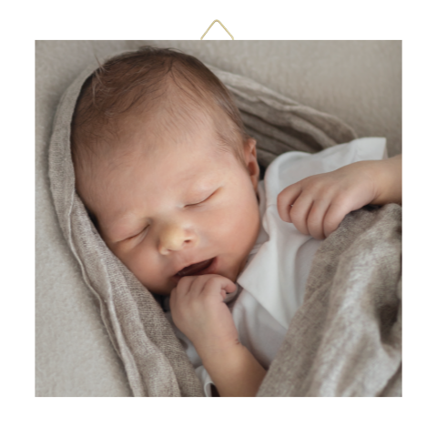 Geboortetegel Babyfoto Kraamcadeau Babykamer